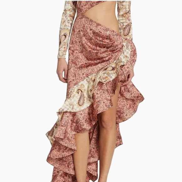 Bronx & Banco.elegant Paisley Print Dress - Picture 8 of 13